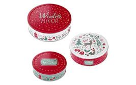 Gebäckdosen-Winter 3er-Set