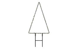 Micro LED Gartensteck-Baum