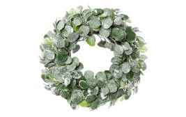 Eukalypthuskranz geeist, 43 cm