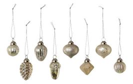 Glas Kugel Set 8-tlg.