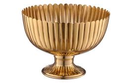 Metallschale auf Fuß