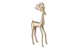 Aluminium Hirsch stehend