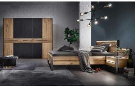 Modernes Massivholz-Bett Hover