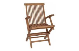 Klappstuhl mit Armlehnen