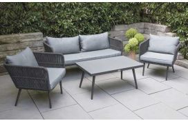 Modernes Lounge Set 4-tlg. Hover