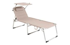 Gartenliege mit Sonnendach