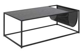 Couchtisch mit Zeitungsständer