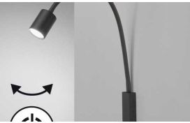 Bett Leseleuchte Hover