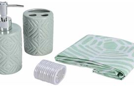 Badezimmer Set 3-tlg. Hover