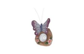 Solarlampe mit Schmetterling