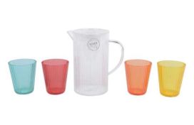 Kanne-Becher-Set 5-tlg.