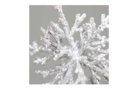 Weihnachtsanhänger Schneeflocke Hover