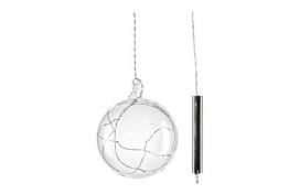 LED Kugelanhänger 8cm
